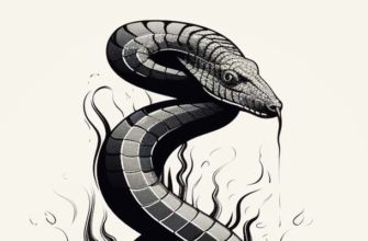 Королевская кобра - Эскиз тату