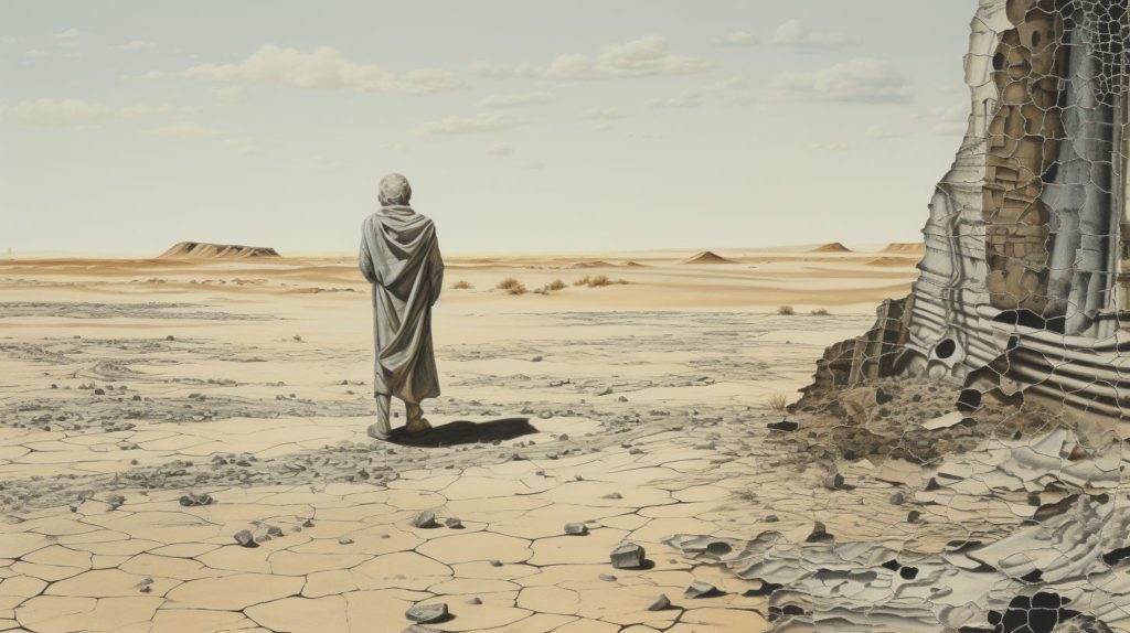 Пустыня - Сюрреалистичные картины от ИИ