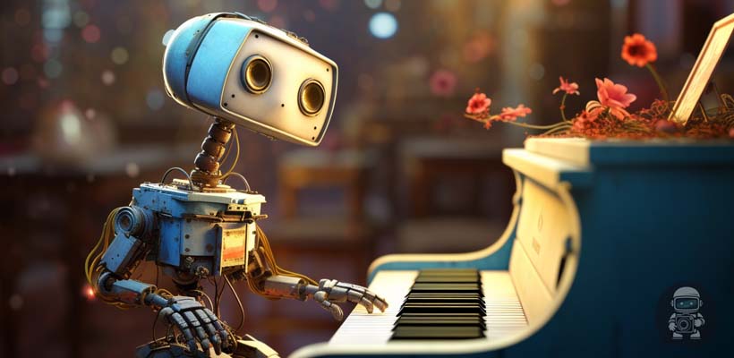 Робот пианист - Обои на ПК